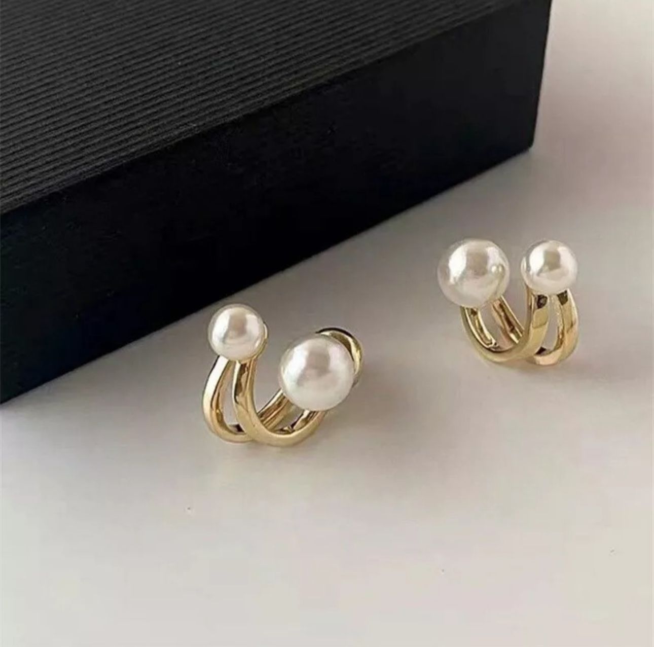 Korean Style Pearl Studs - KE303