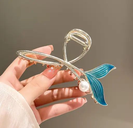 Fish Tail Korean Metal Hair Clips - KE308