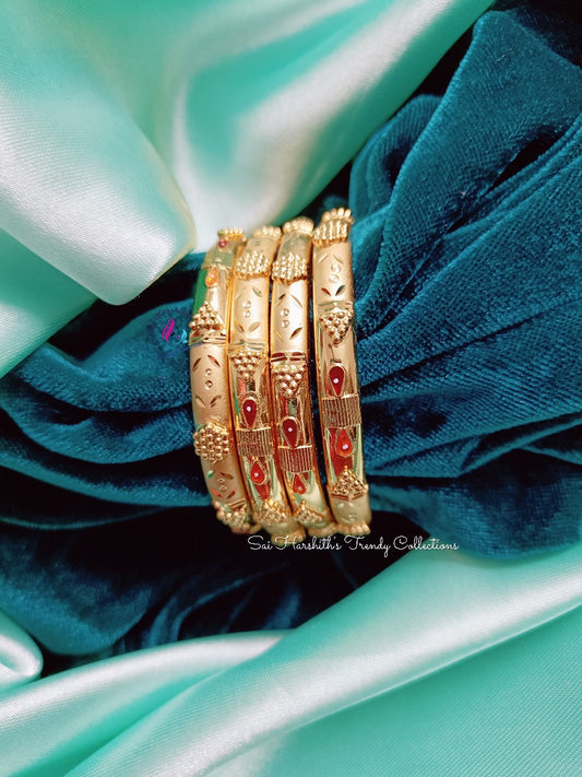 1Gm Gold Forming Bangles - SHTC340