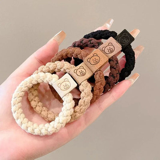 New milk coffee series of thick rubber bands (5 pc set) - KE426