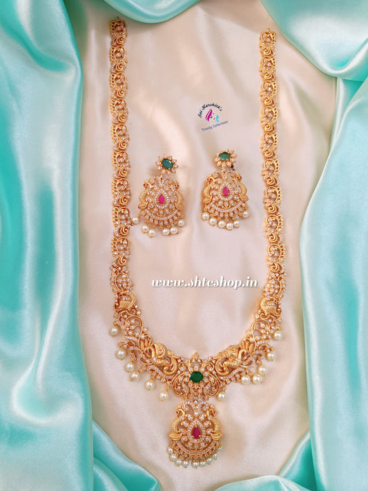 Trendy Matte Cz Long Harram -  SHTC495