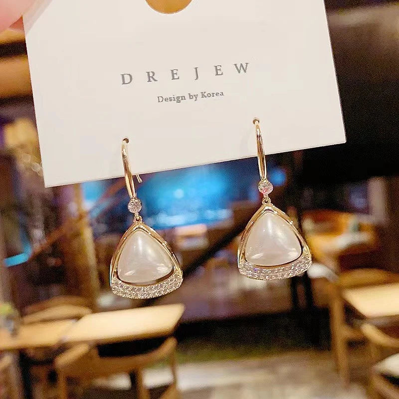 Super fairy pearl Korean earrings - KE578