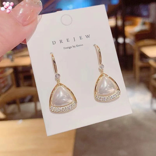 Super fairy pearl Korean earrings - KE578