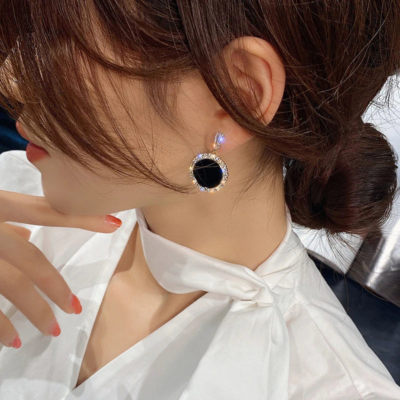 Celebrity Geometric Korean Earrings - KE612