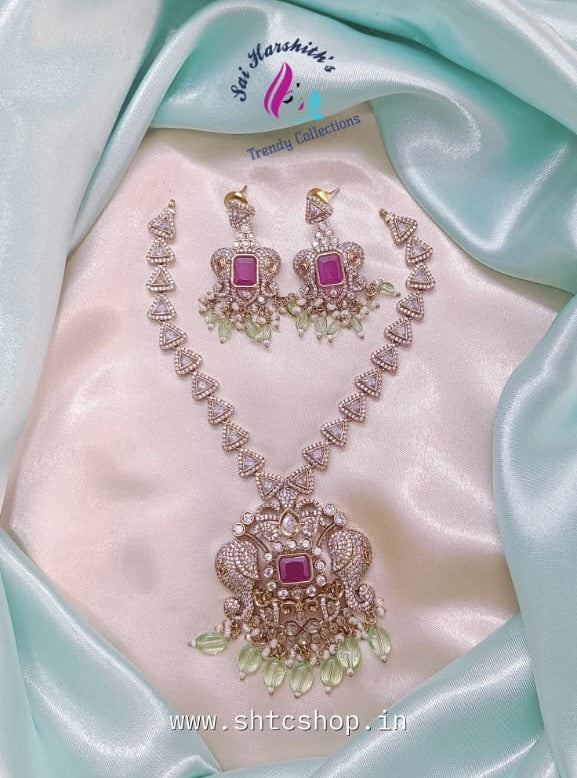 Majestic Victorian Luxury Necklace set - SHTC656