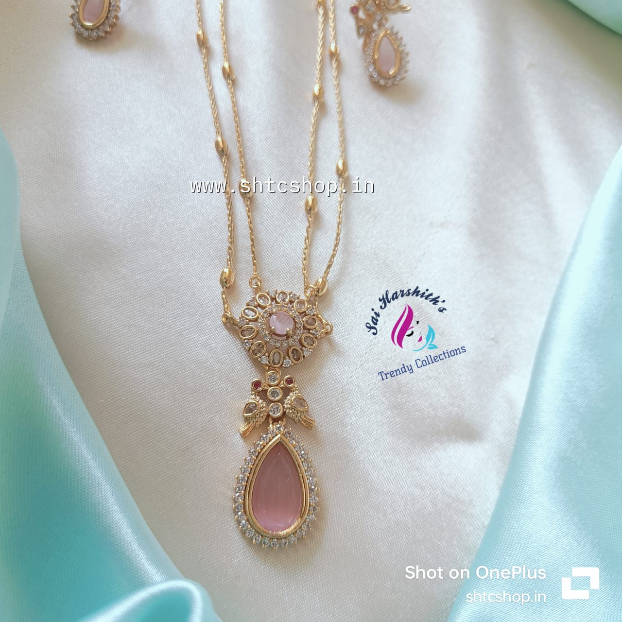 Trendy 2 layer Cz Necklace - SHTC747