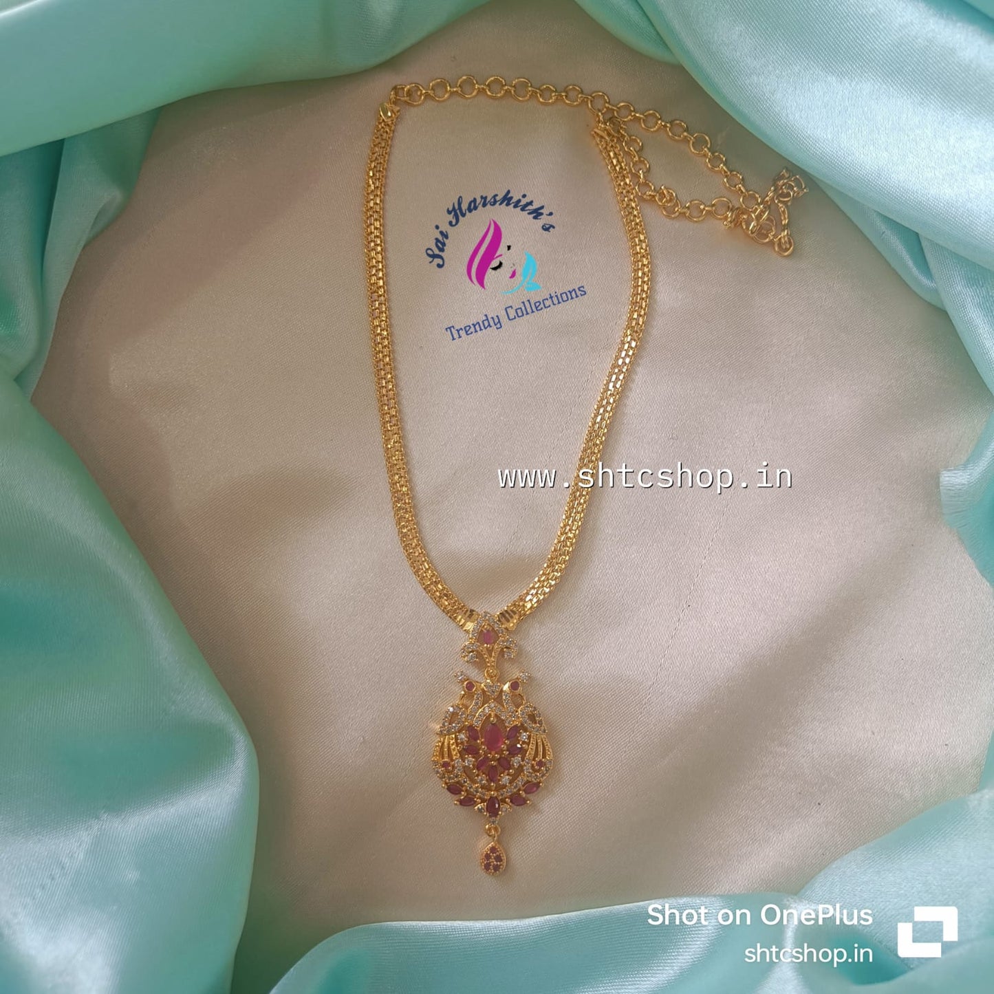 1Gm Gold Finish Necklace - SHTC767