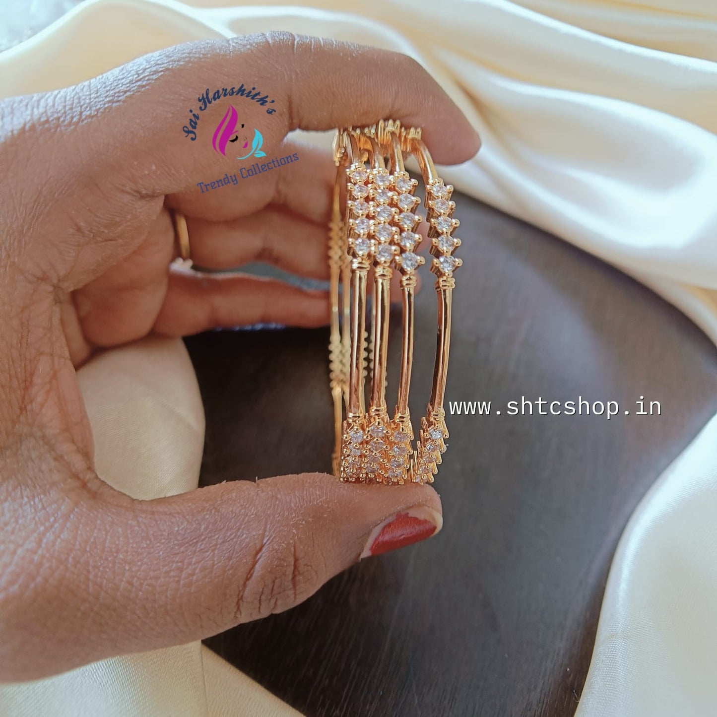 AD Bangles Set of 4 - SHTC797