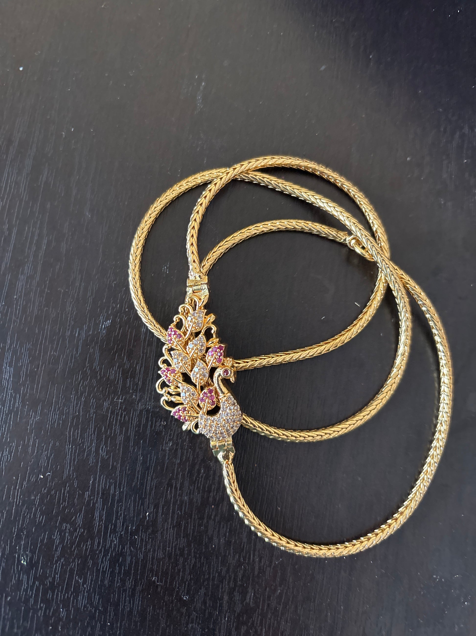 Gold Finish Mop Chain - SHTC397 - Sai Harshith's Trendy Collections