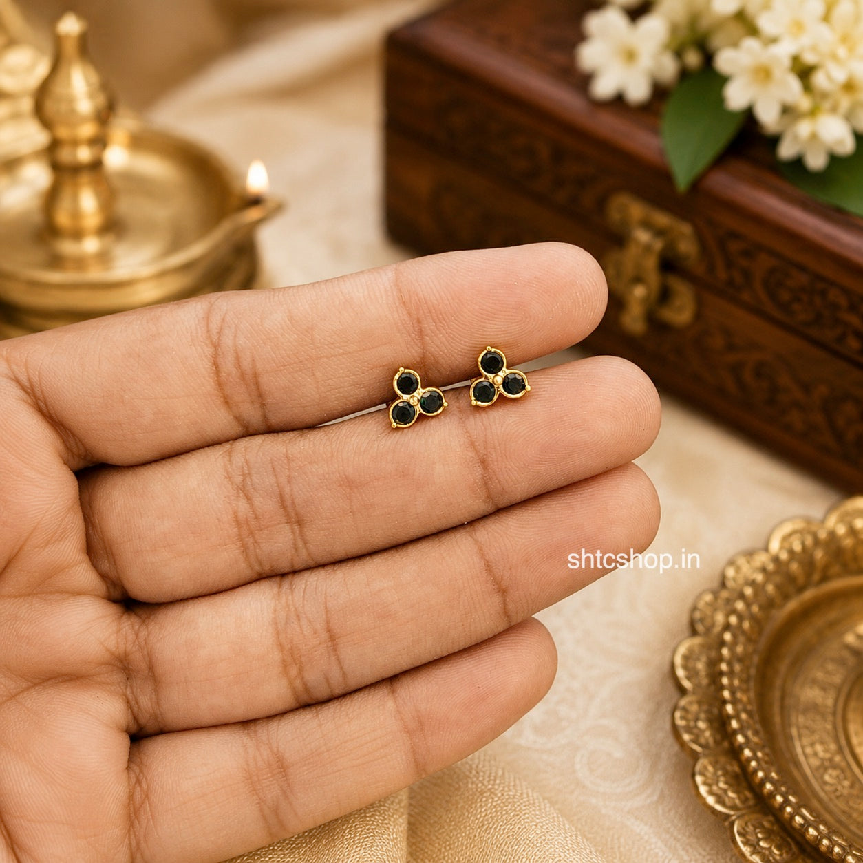 Cute Impon / Five Metal Baby studs (with Backscrew) - SHTC1838