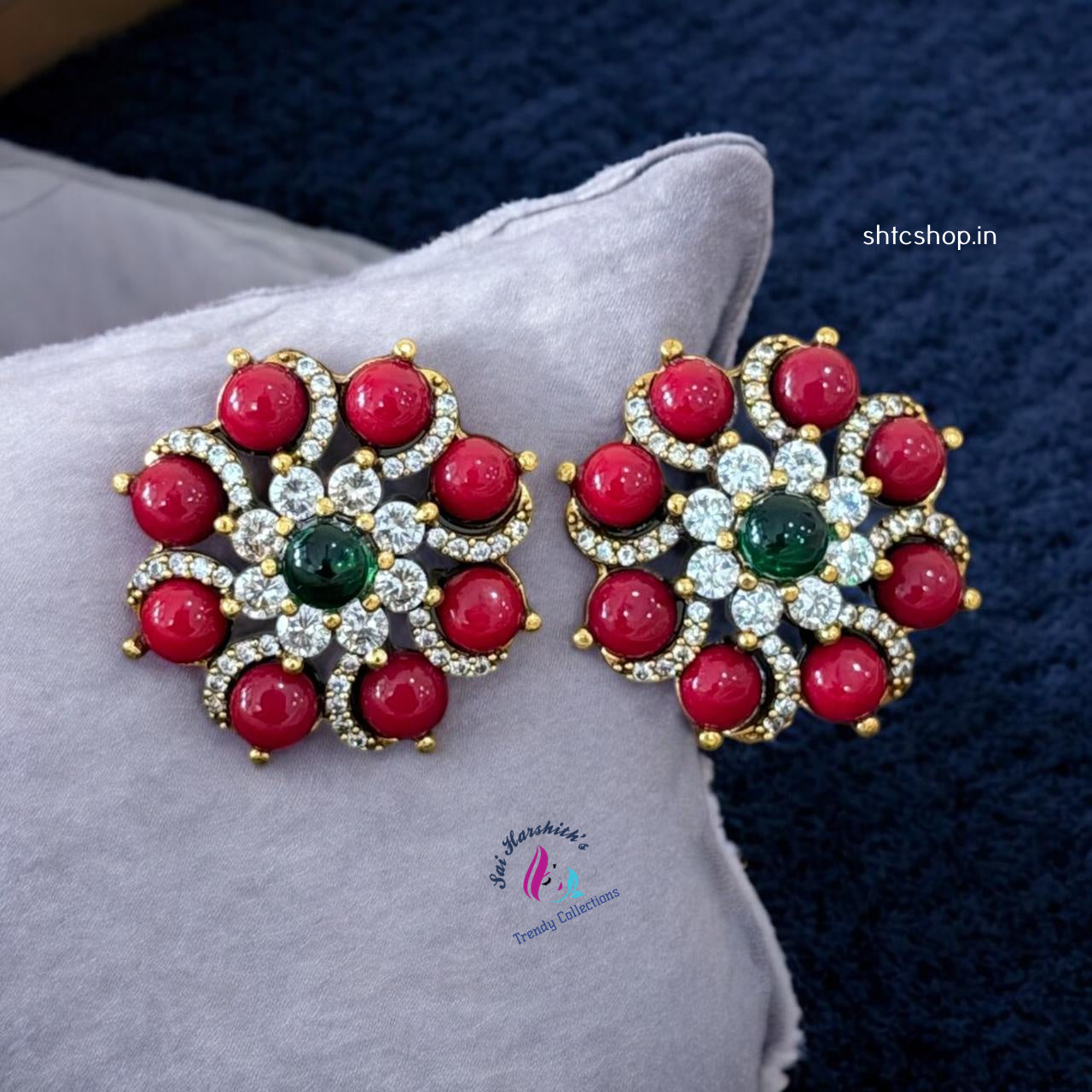 Coral Stone Stud - SHTC896