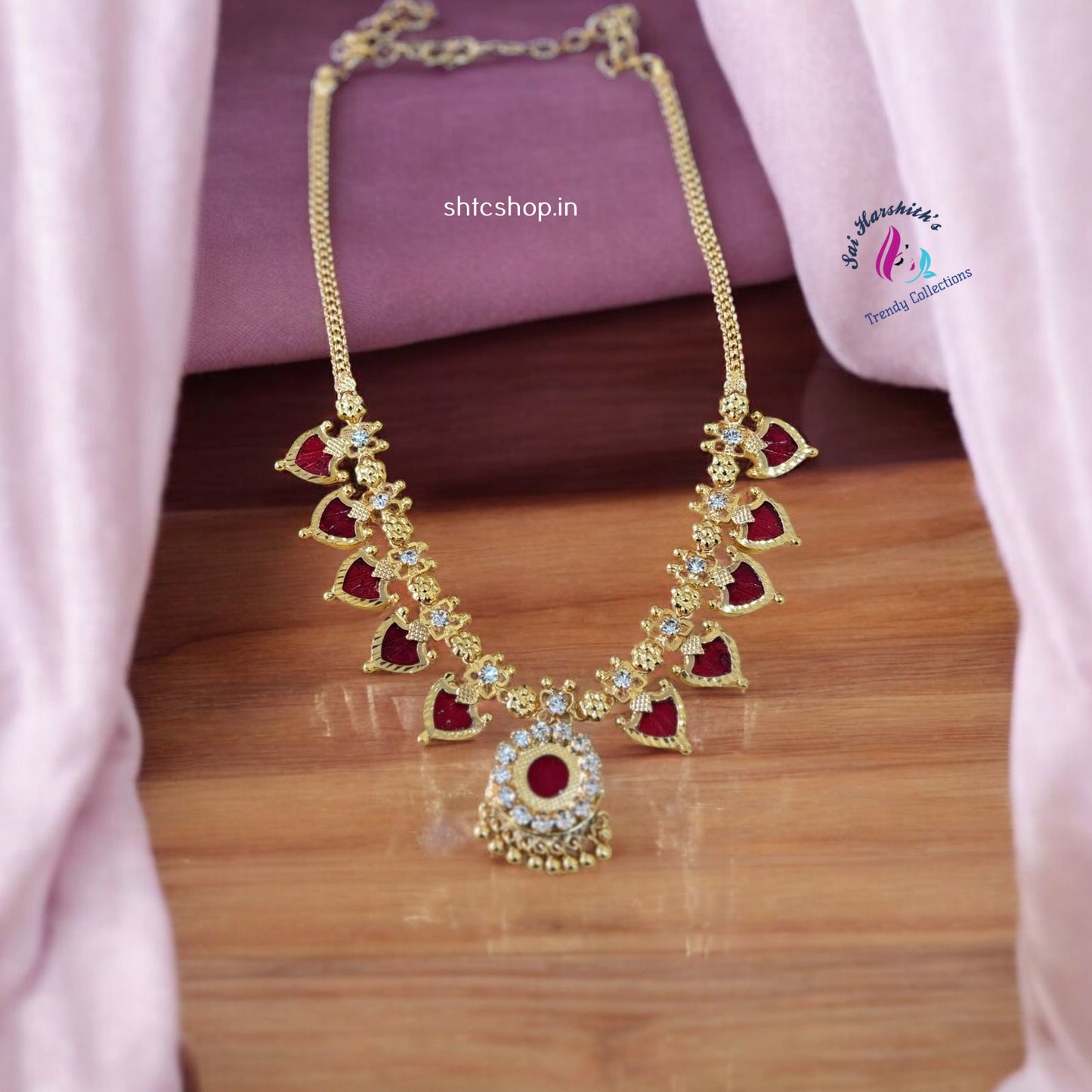 Kerala Style Palaka Necklace - SHTC911