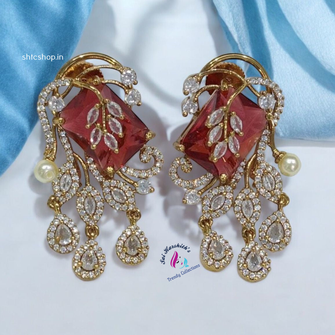 AD statement earrings - SHTC859