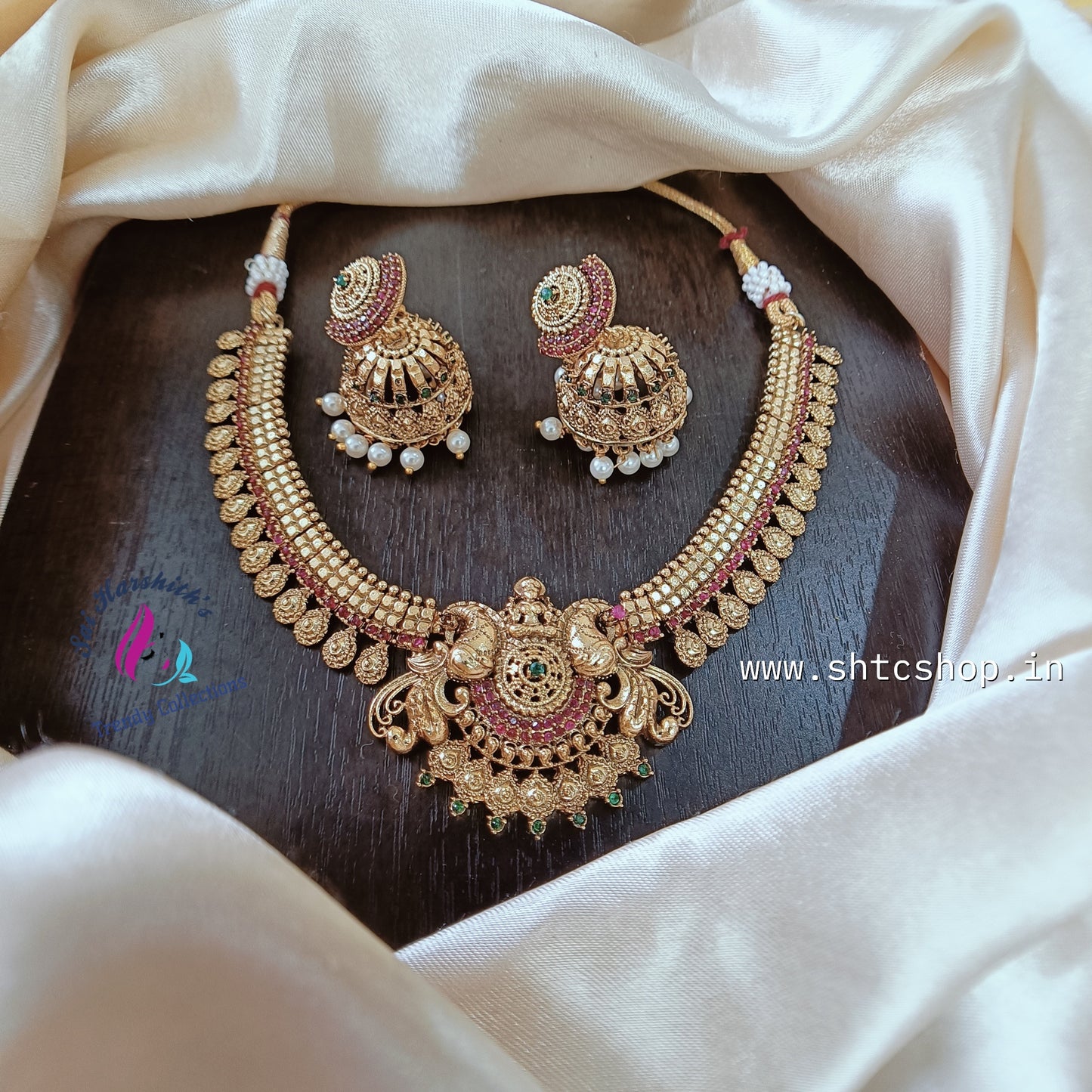 Matte Finish jewellery set - SHTC815