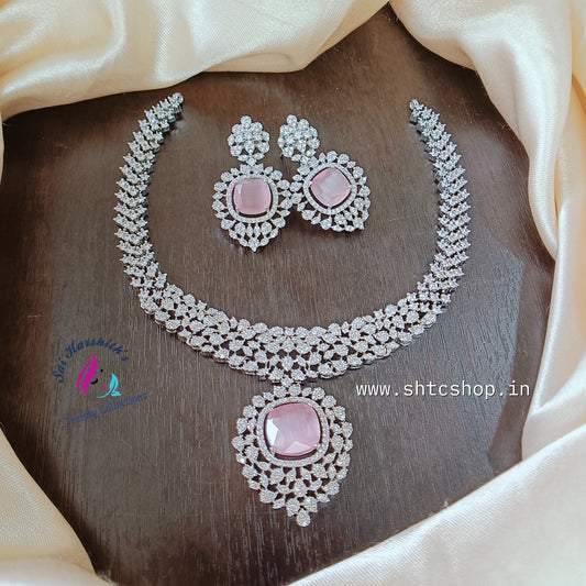 Diamond Replica Zirconia Jewellery set - SHTC816