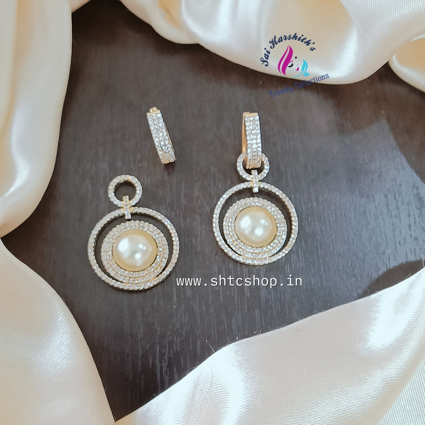 2 in 1 pearl earrings - SHTC824