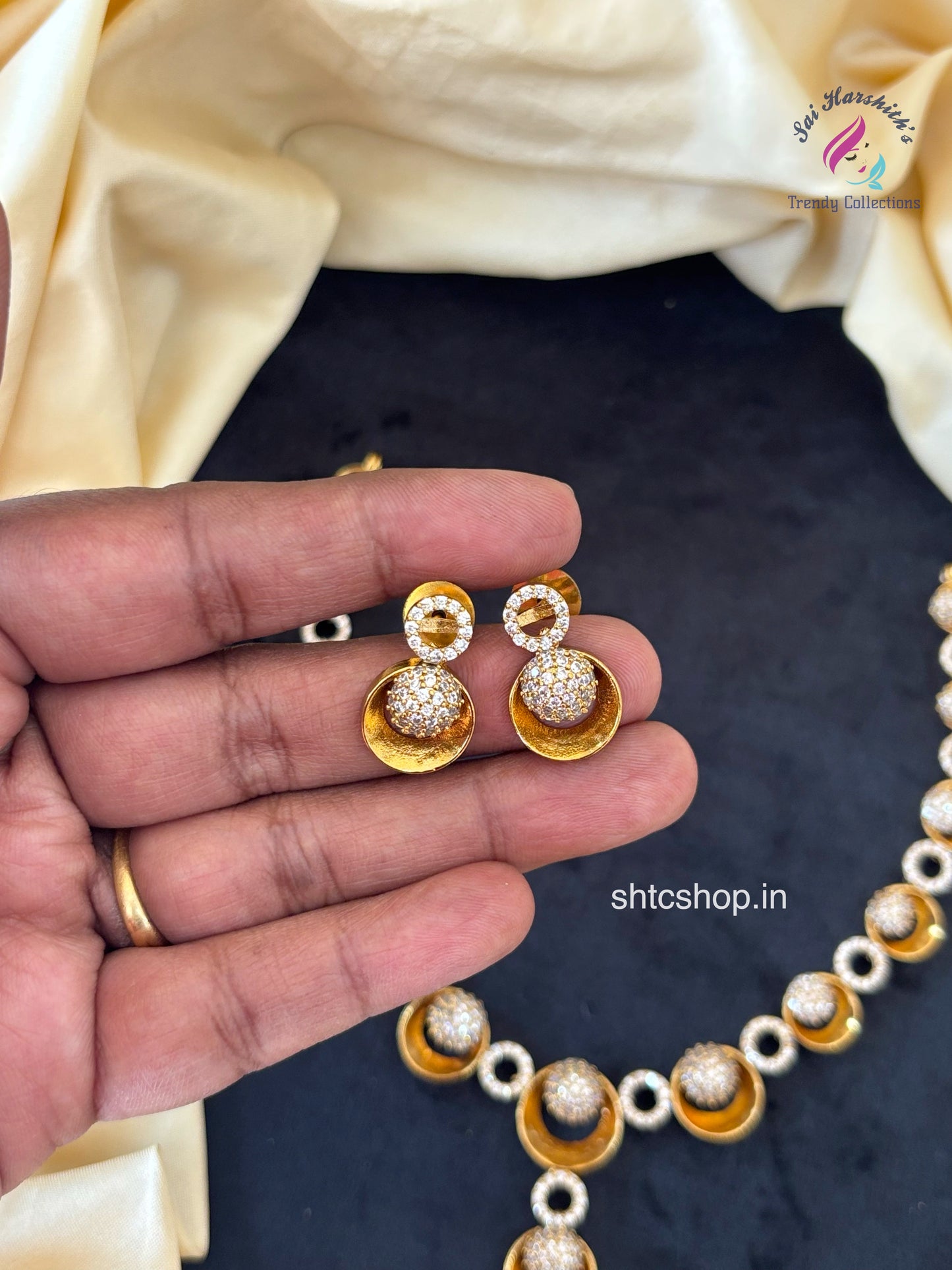 Cz cute Matte Necklace - SHTC800