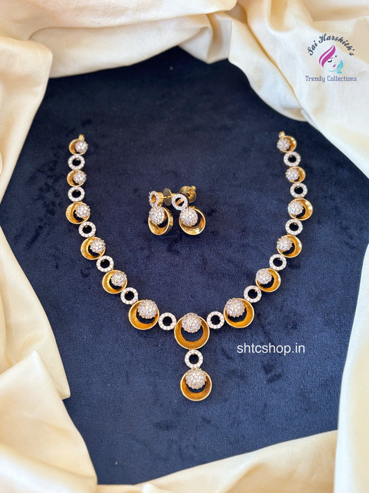 Cz cute Matte Necklace - SHTC800