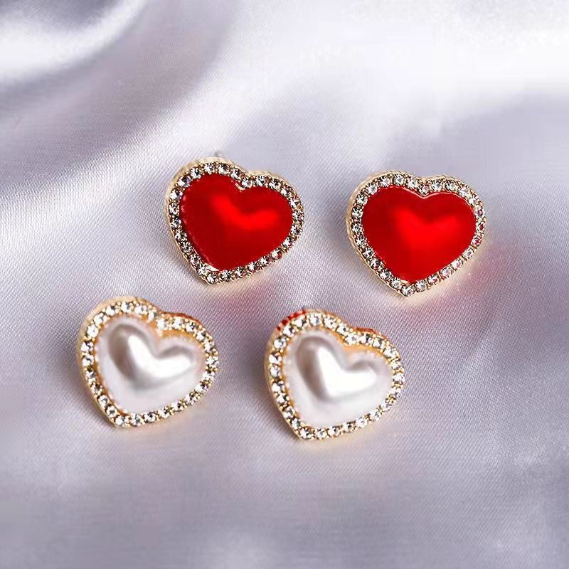 Heart Korean Earrings - KE548