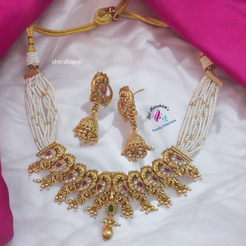 Ponniyin Selvan Replica Necklace - SHTC556